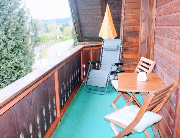 Ferienwohnung Alpenblick - Balkon